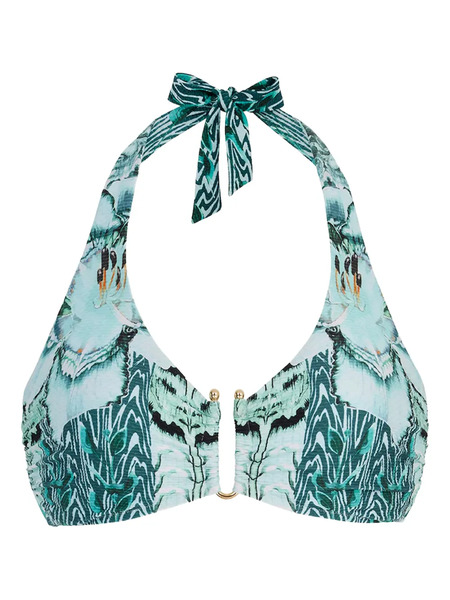  Temperley London Liana Bikini Top - Blue 