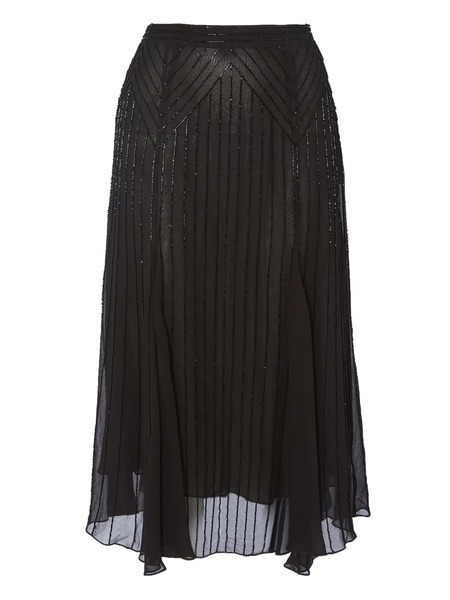  Temperley London Neptune Midi Skirt - Black 