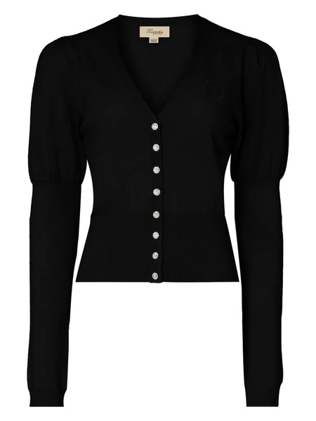  Temperley London Puff-sleeve Cardigan - Black 