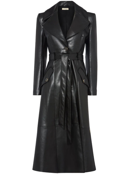  Temperley London Reynaldo Trench Coat - Black 