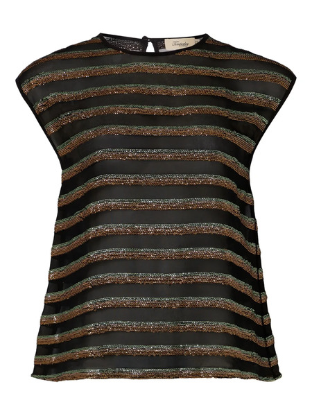  Temperley London Selena Top - Black 