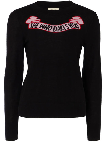  Temperley London She Who Dares Win Jumper - Black 