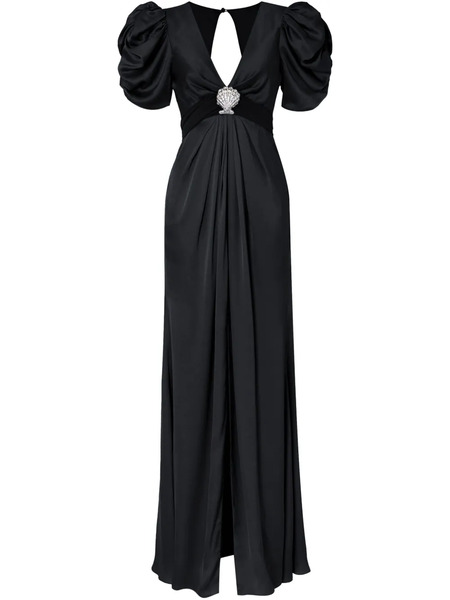  Temperley London Short-sleeve Gown - Black 