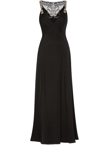  Temperley London V-neck Maxi Dress - Black 