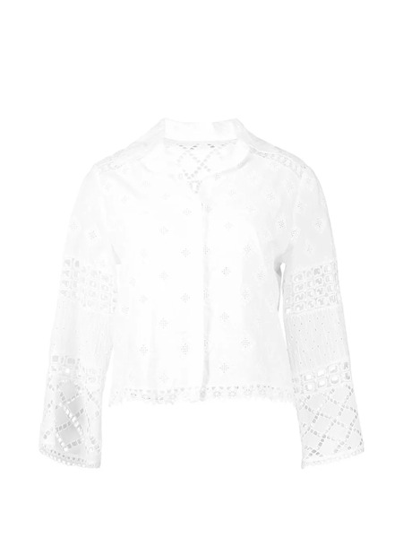 Temptation Positano Embroidered Blouse - White 