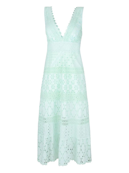  Temptation Positano Paglia Midi Dress - Blue 