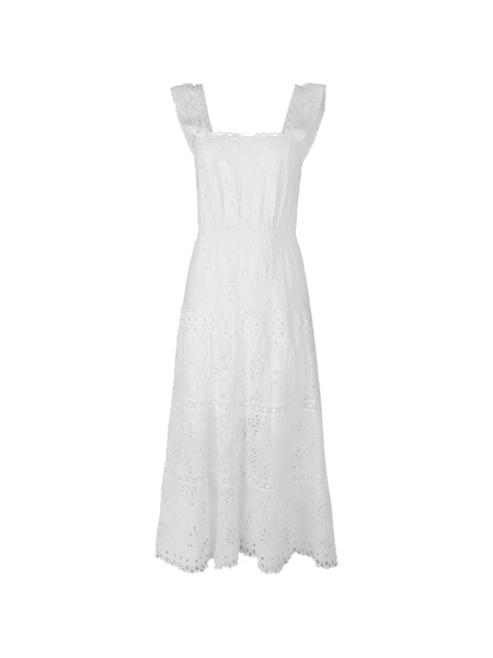  Temptation Positano Paprika Openwork Dress - White 