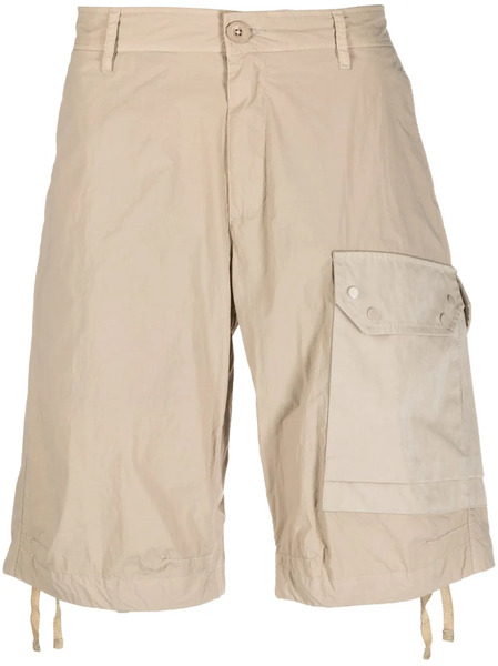  Ten C Cotton Bermuda Shorts - Neutrals 