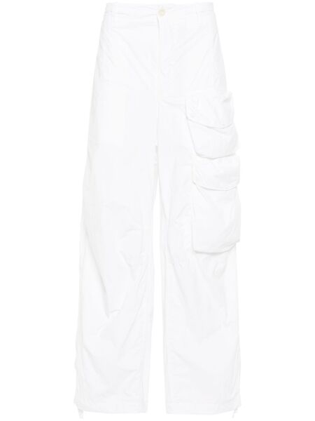  Ten C Crinkled Cargo Trousers - White 