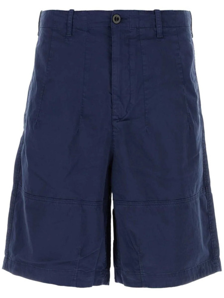  Ten C Stretch-cotton Bermuda Shorts - Blue 