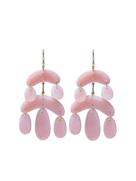  Ten Thousand Things Chandelier Earrings - Pink 