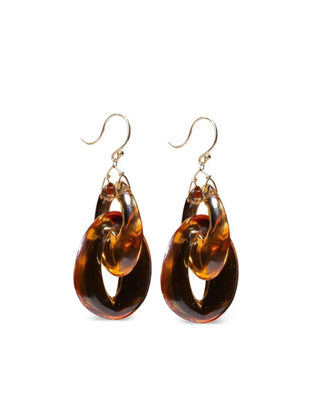  Ten Thousand Things 18k Yellow Gold Peacock Citrine Earrings 
