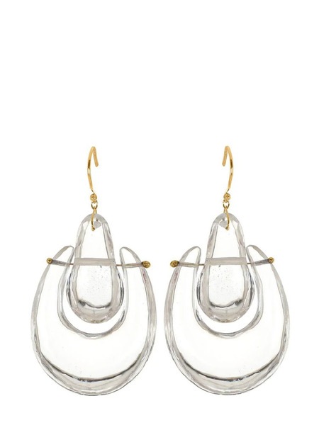  Ten Thousand Things 18kt Yellow Gold Large O'keeffe Crystal Earrings 