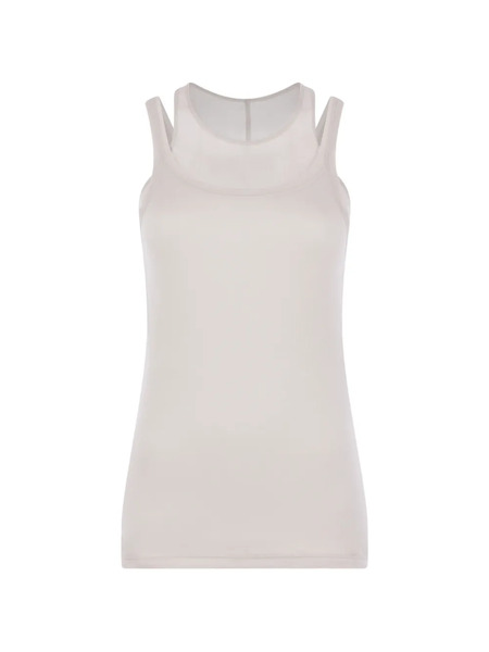  Ter Et Bantine Crew-neck Ribbed Tank Top - White 
