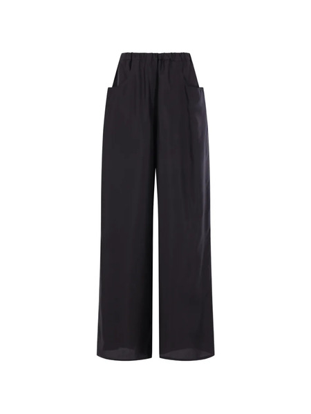 Ter Et Bantine Wide-leg Elasticated Trousers - Black 
