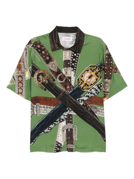  Thames Mmxx Printed Shirt - Green 