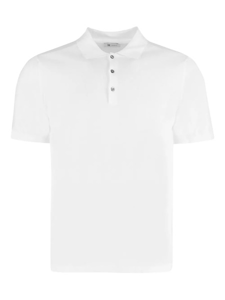  The (alphabet) Buttoned Polo Shirt - White 