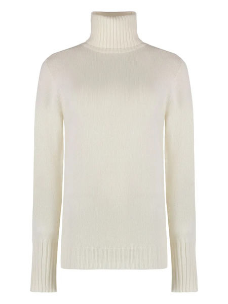  The (alphabet) Cashmere Turtleneck Sweater - White 