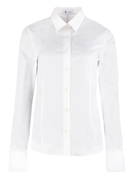  The (alphabet) Cotton-blend Shirt - White 