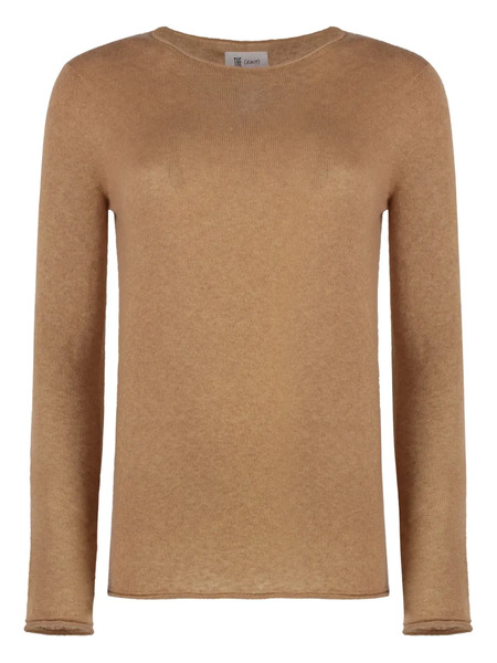  The (alphabet) Crew Neck Sweater - Brown 