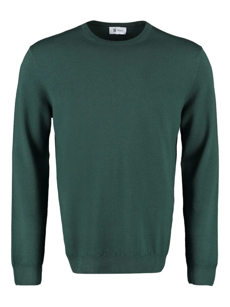  The (alphabet) Crew-neck Wool Pullover - Green 