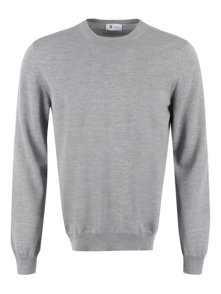  The (alphabet) Crew-neck Wool Sweater - Grey 