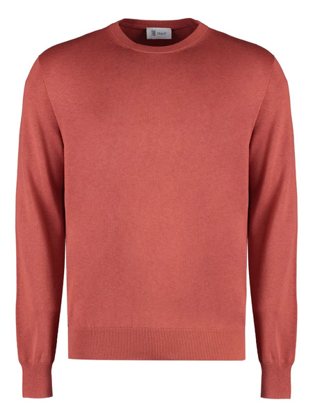  The (alphabet) Ribbed Crew-neck Sweater - Red 