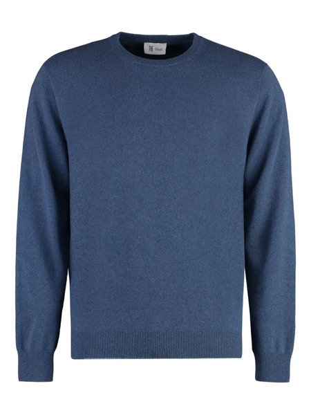  The (alphabet) Ribbed-knit Sweater - Blue 