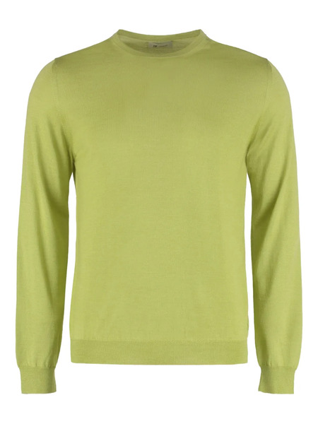  The (alphabet) Ribbed-trim Sweater - Green 