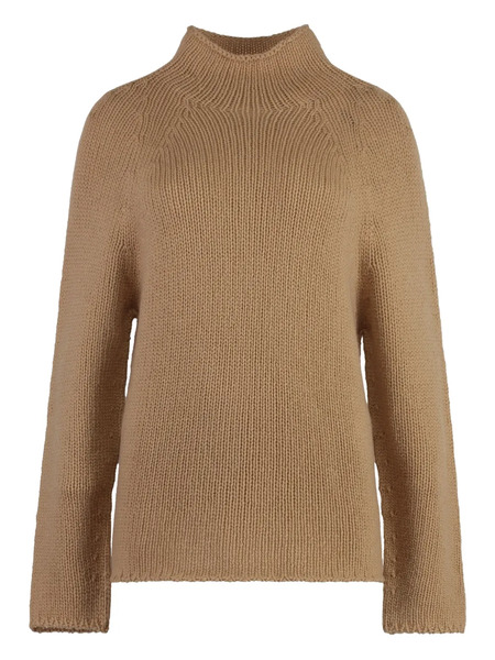  The (alphabet) Turtleneck Cashmere Jumper - Neutrals 