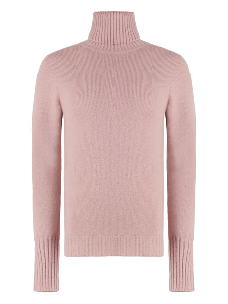  The (alphabet) Turtleneck Cashmere Jumper - Pink 