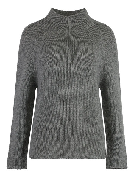  The (alphabet) Turtleneck Cashmere Sweater - Grey 