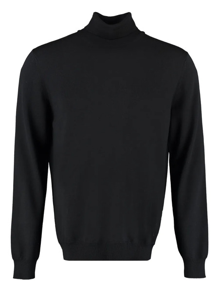  The (alphabet) Turtleneck Wool Sweater - Black 