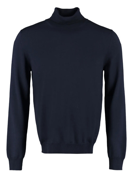  The (alphabet) Turtleneck Wool Sweater - Blue 