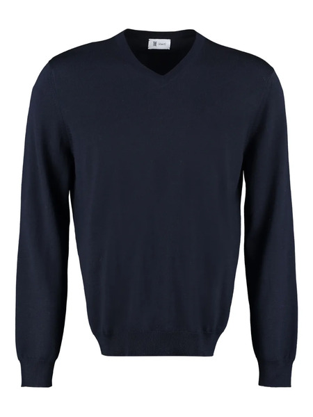  The (alphabet) Wool Sweater - Blue 