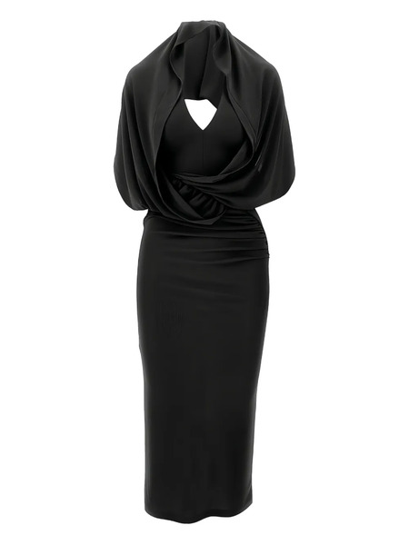  The Andamane Annie Open-back Midi Dress - Black 