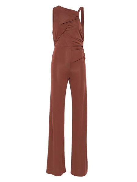  The Andamane Asymmetric Jumpsuit - Brown 