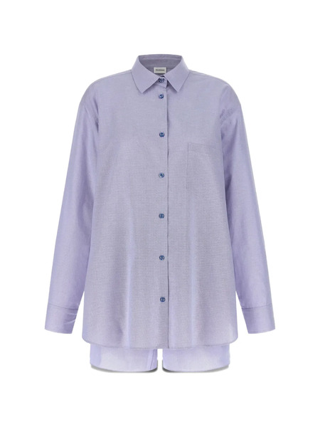  The Andamane Button Shorts And Shirt Set - Purple 