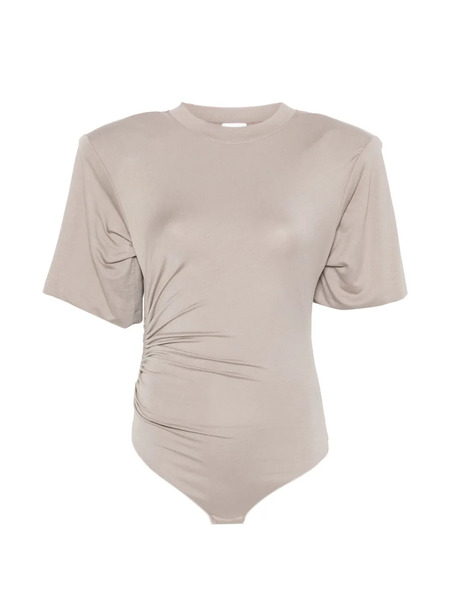  The Andamane Gathered Bodysuit - Grey 
