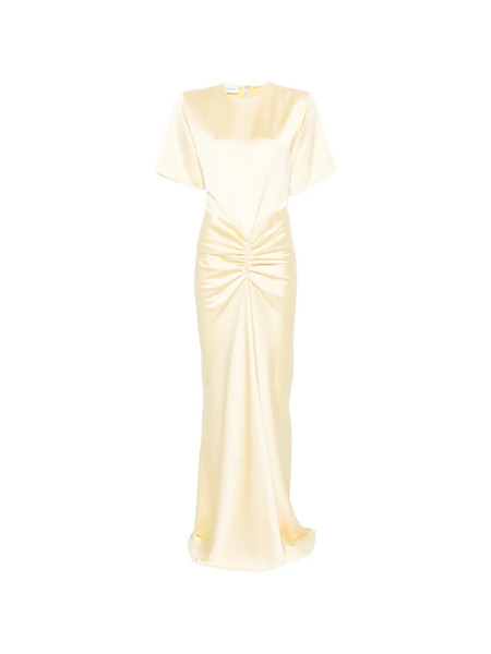  The Andamane Iris Draped Maxi Dress - Yellow 