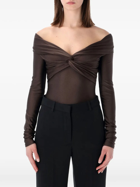  The Andamane Kendall Twisted Bodysuit - Brown 
