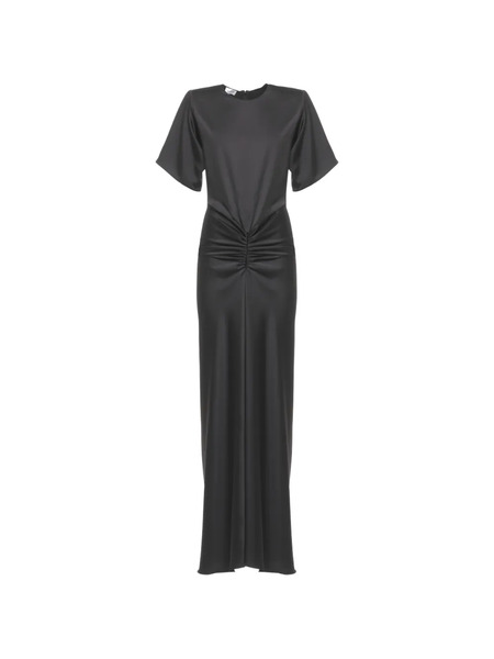  The Andamane Ruched Maxi Dress - Black 