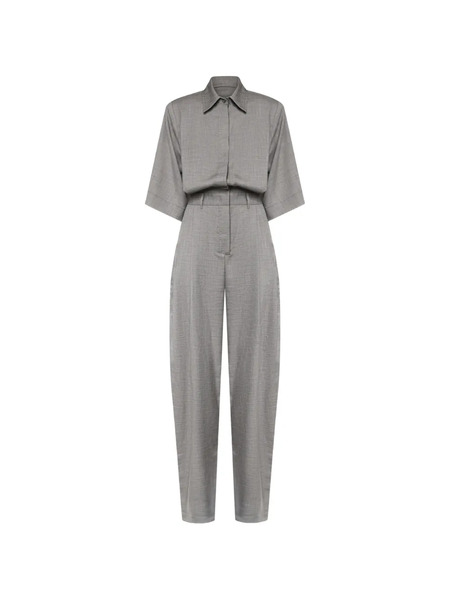  The Andamane Short-sleeve Jumpsuit - Grey 