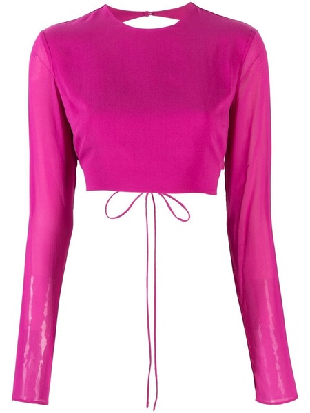  The Andamane Waist Tie-fastening Top - Pink 
