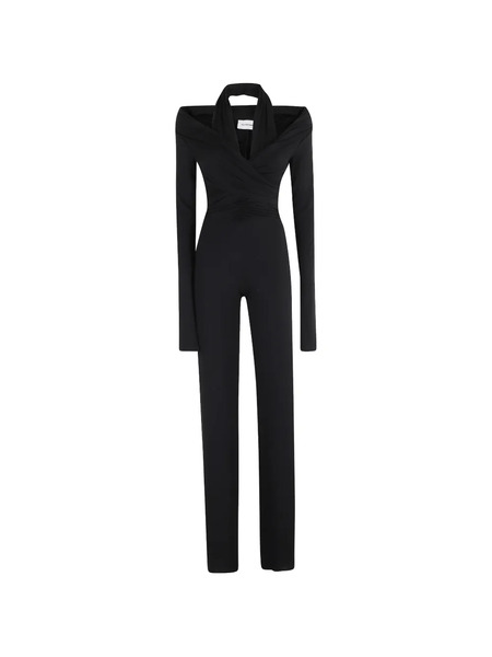  The Andamane Yvonne Open-shoulder Jumpsuit - Black 