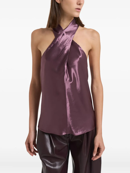  The Andamane Zeyne Halterneck Top - Purple 