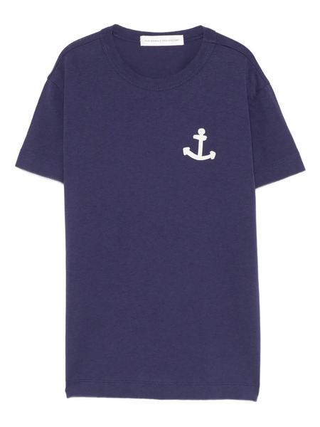  The Animals Observatory Anchor-graphic T-shirt - Blue 