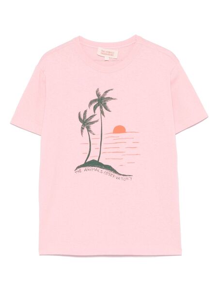  The Animals Observatory Big Rooster T-shirt - Pink 