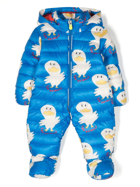  The Animals Observatory Bumblebee Padded Snowsuit - Blue 