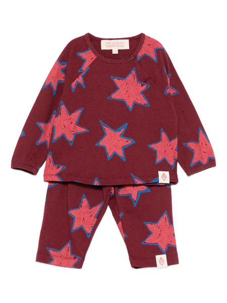  The Animals Observatory Daug Trousers Set - Red 